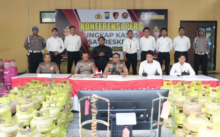 Rumah Kontrakan Jadi Basis Oplosan LPG, Pelaku Ditangkap