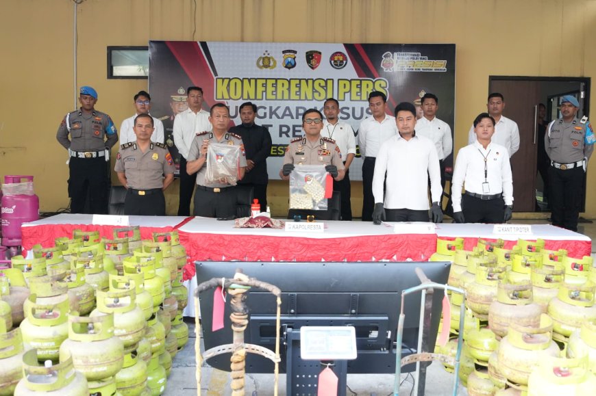Sindikat LPG Oplosan di Sidoarjo Diungkap Polisi