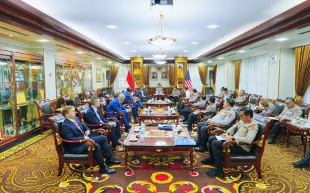Audiensi Kapolri dan Direktur FBI Bahas Penguatan Kolaborasi Strategis